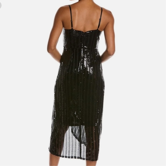 NWT Nanette Lepore black sequins dress Size 2 - Picture 2 of 7